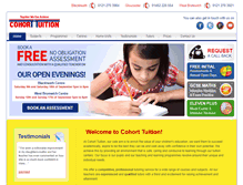 Tablet Screenshot of cohorttuition.co.uk